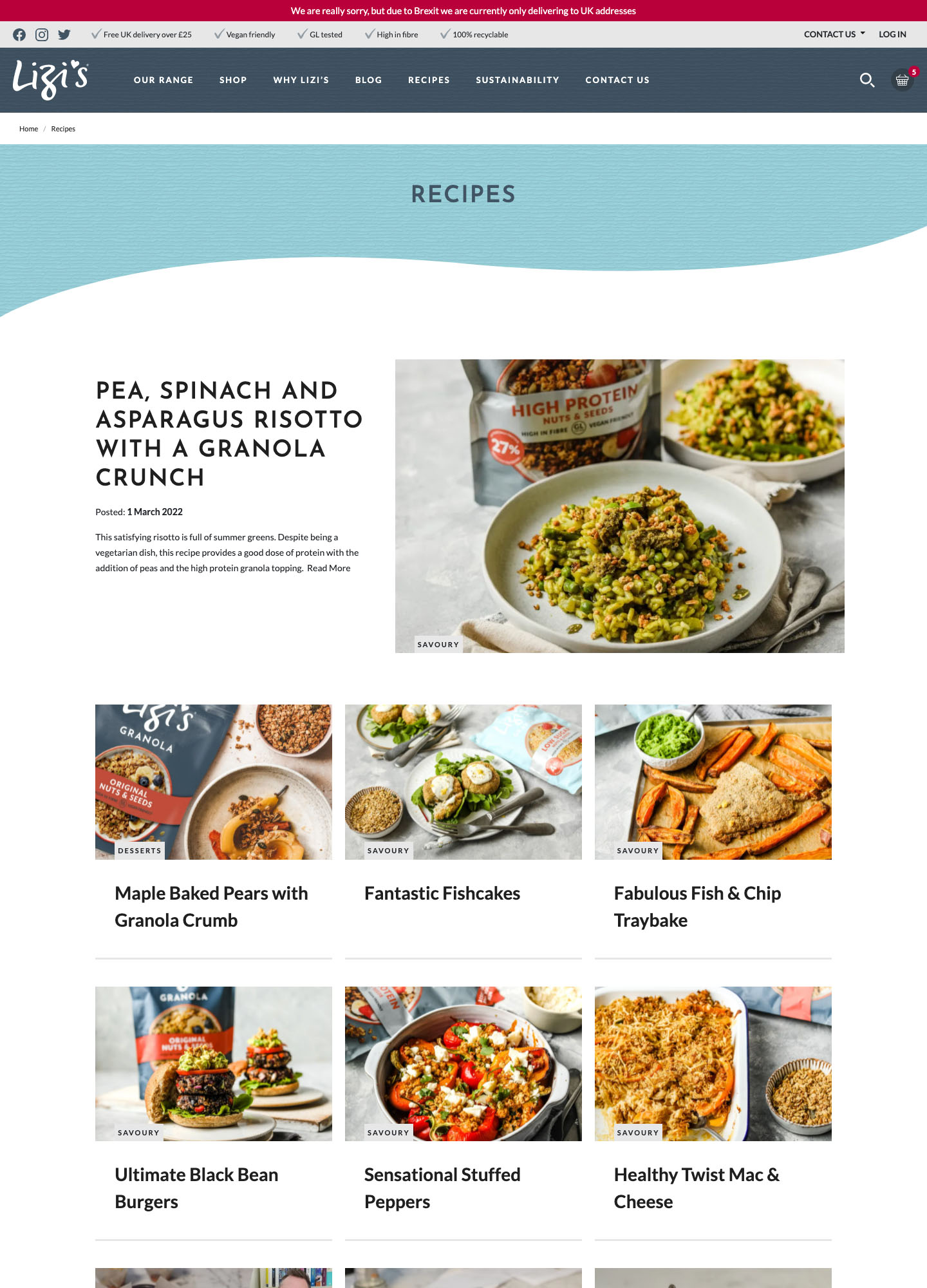 Lizis Recipes Page